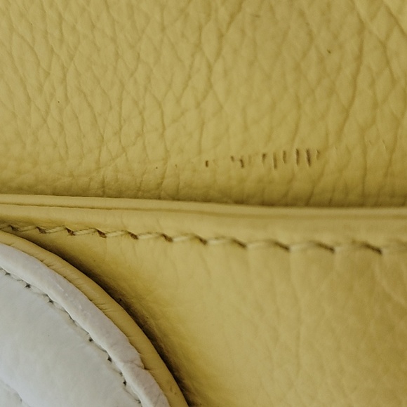 Emma Fox yellow/tan leather crossbody handbag - Picture 16 of 16